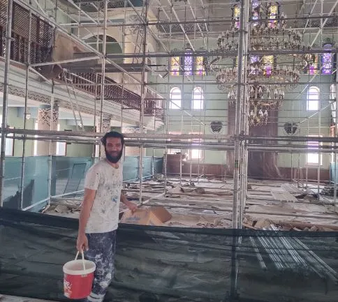 Kullar Merkez Camii 20 Yıl Sonra Yenileniyor