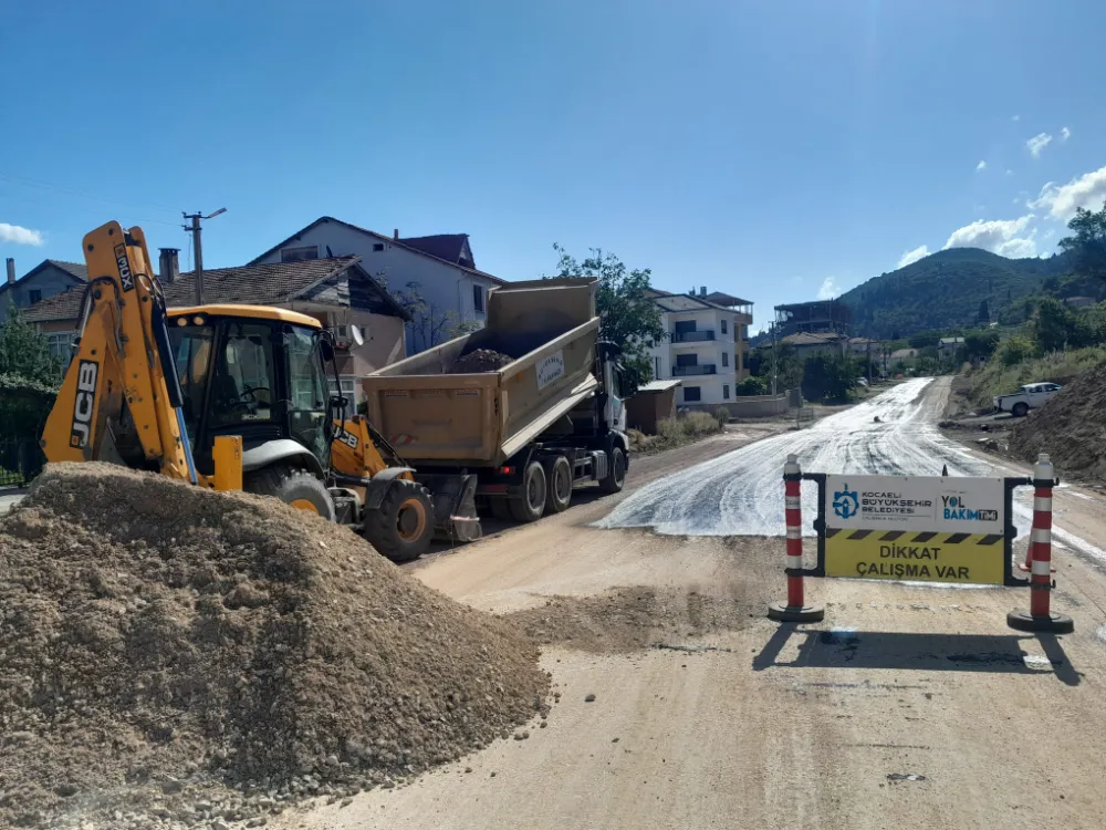 Karamürsel Ereğli Mahallesi’nde yeni yol konforu