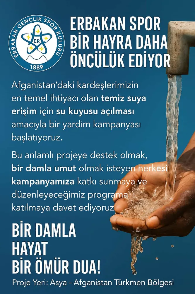 Erbakan Spor Kulübü’nden Anlamlı Sosyal Sorumluluk: Afganistan Türkmen Köyü