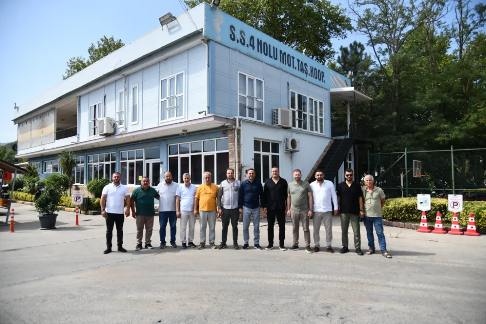 Başkan Özlü, Motorlu Taşıyıcılar Kooperatifi Üyeleriyle Buluştu