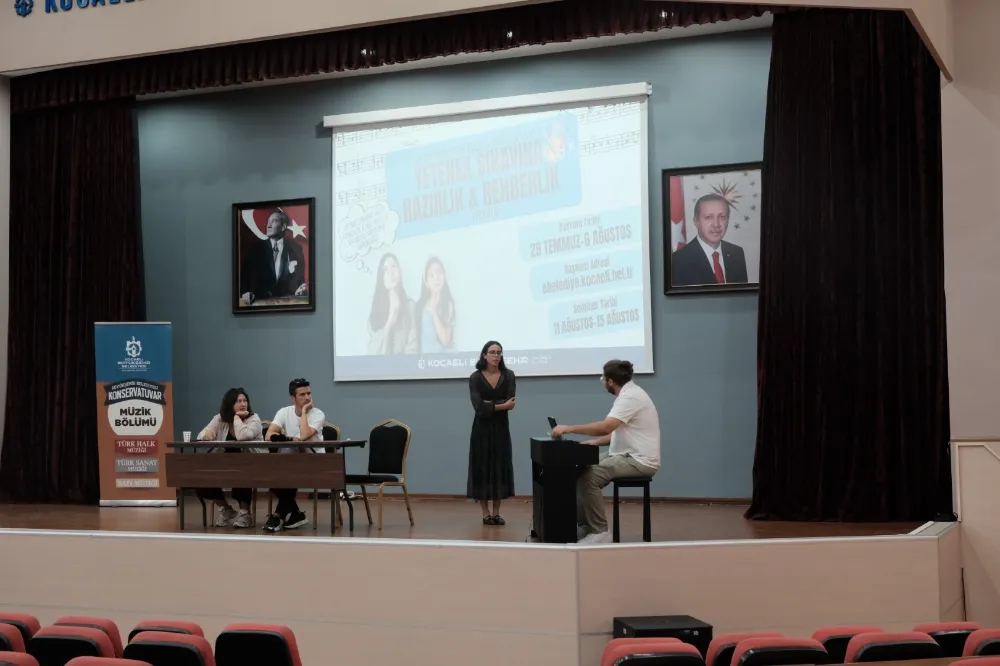 Büyükşehir, konservatuvara aday öğrencileri bilgilendirdi REHBERLİK SEMİNERİ TAMAM, SIRA YETENEK SINAVINDA