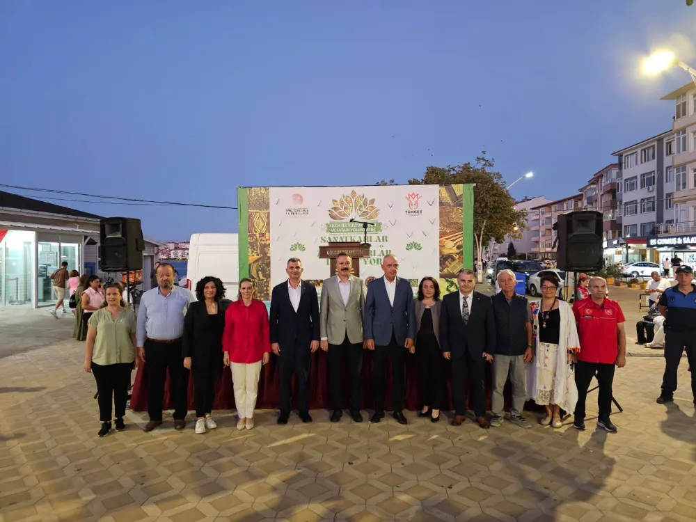 ‎Gölcük’e renk katan festival  “SANATKÂR VE ZANAATKÂRLAR BULUŞUYOR FESTİVALİ” BAŞLADI