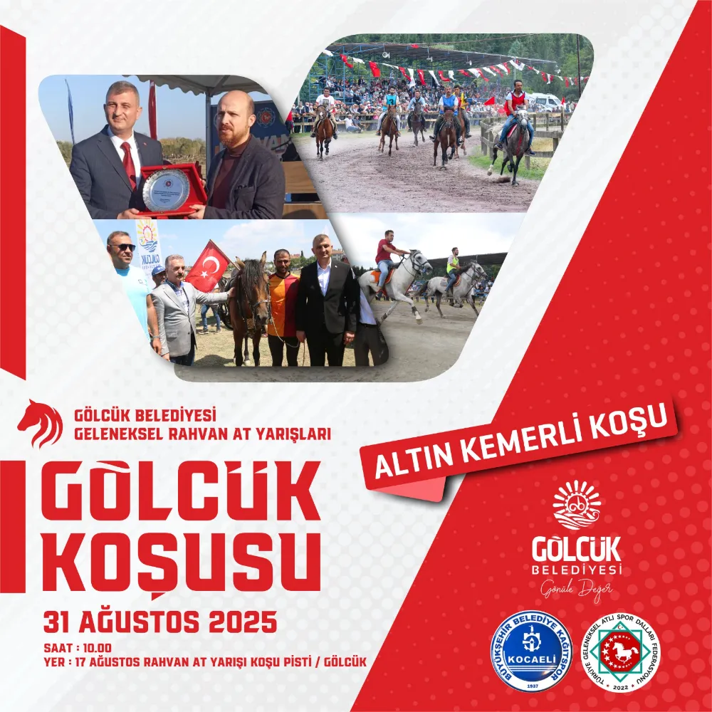 RAHVAN AT YARIŞLARI HEYECANINDA SIRA GÖLCÜK KOŞUSUNDA 