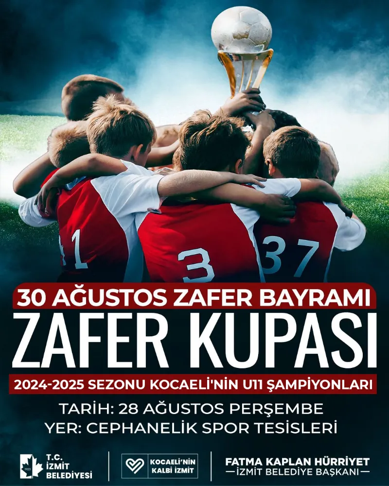 Zafer Bayramı, İzmit’te futbol heyecanıyla taçlanacak