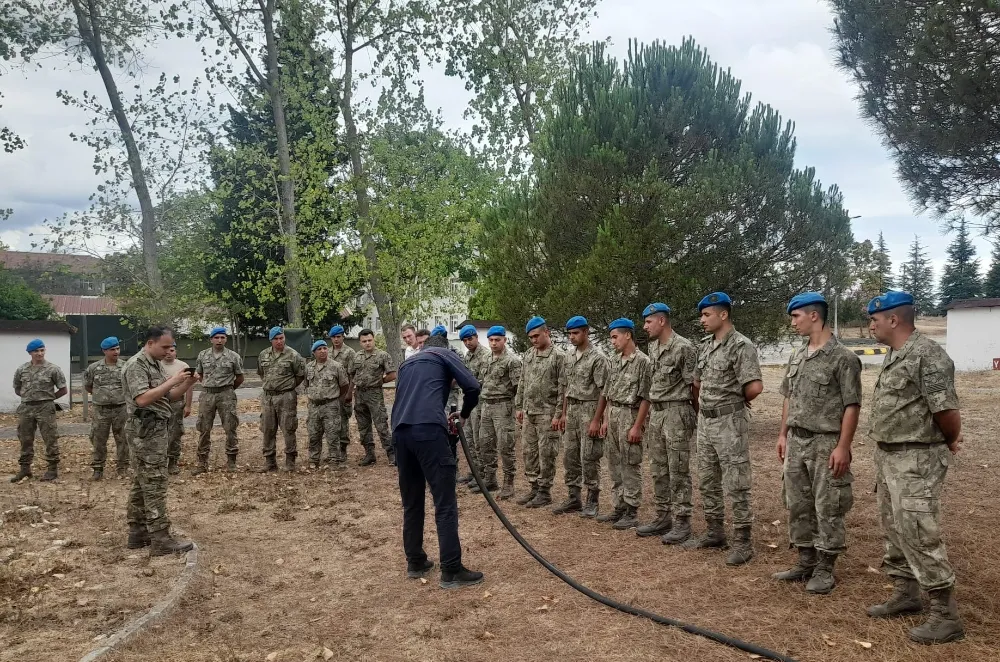 KOBİTEM’in yangın eğitimleri devam ediyor