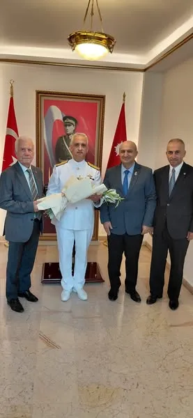 TEMAD Gölcük Şubesinden Tuğamiral Özömek’e nezaket ziyareti