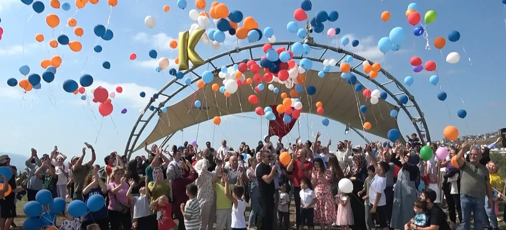 Minik Kağan’ın Lösemi zaferi balonlarla kutlandı