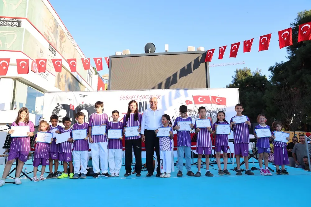 Gebze yaz spor okulları kapanış programı gerçekleştirildi