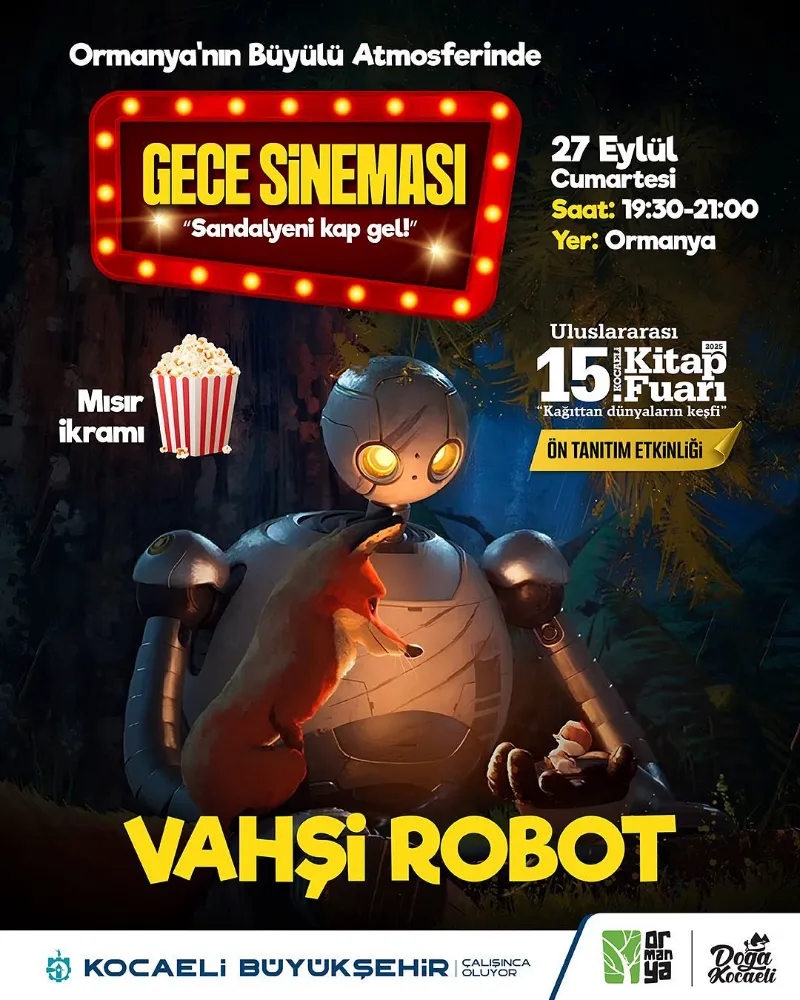 Kitap Fuarı’nın ruhu gece sineması ile Ormanya’da