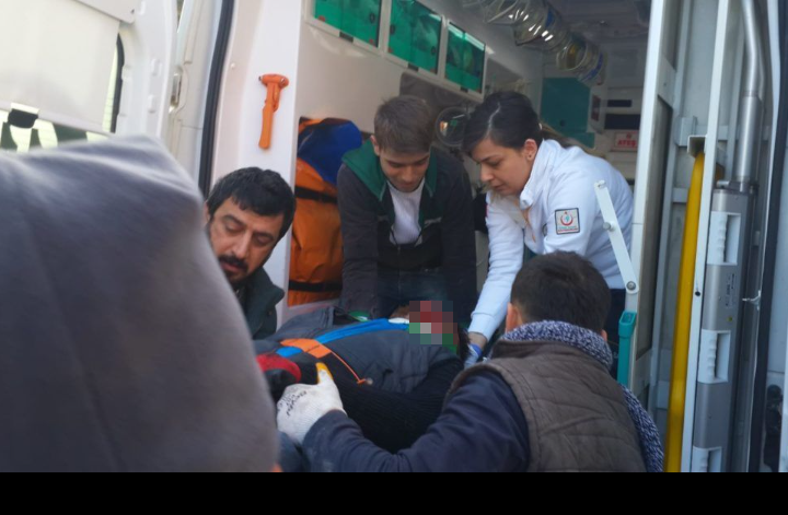 Suriyeli işçi 3. kattan düştü
