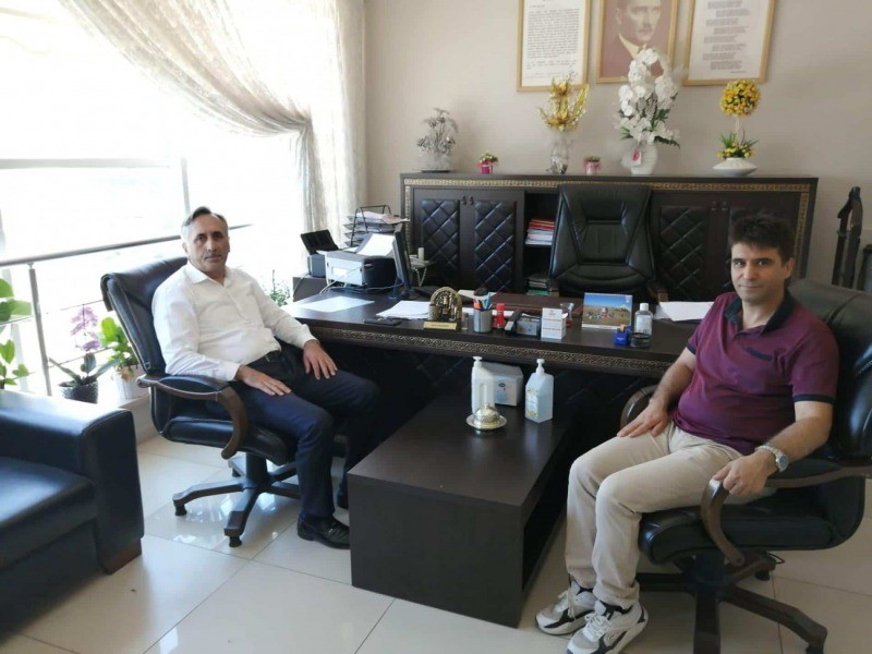 İlçe Mili Eğitim Müdürü Caferi Tayyar Mert, OKULLARI ZİYARET ETTİ