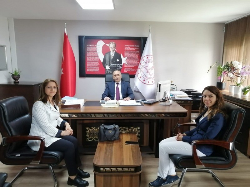 HACI HALİT ERKUT MTAL, MÜDÜR MERT’İ ZİYARET ETTİ