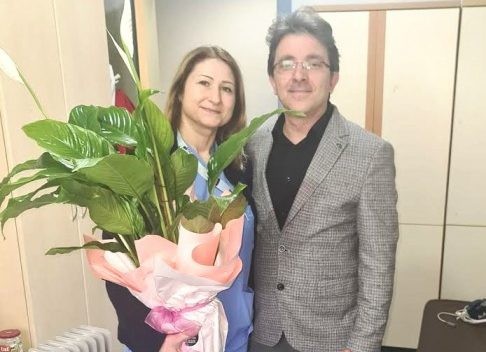 Başhekim Sertan Acar’dan Profesör Unvanı alan ZEHRA İPEK ARSLAN AYDIN’A TEBRİK ZİYARETİ