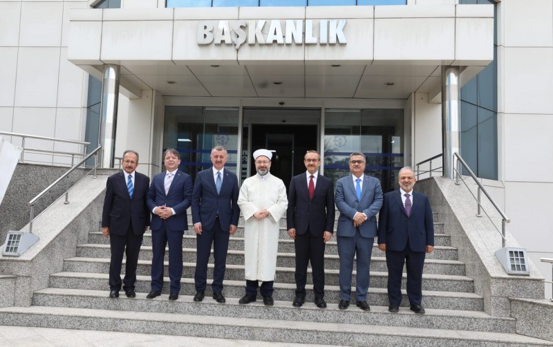Diyanet İşleri Başkanı Erbaş’tan Büyükşehir’e ziyaret