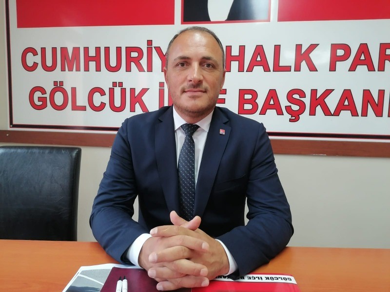 CHP Gölcük İlçe Başkanı Mehmet Uzuner “HER ZAMAN SAHADA OLAN BİR PARTİ OLACAĞIZ”