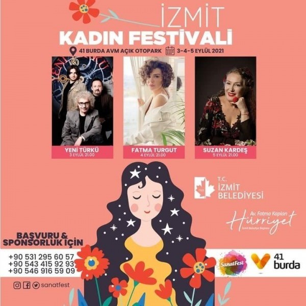 İZMİT KADIN FESTİVALİ BAŞLIYOR