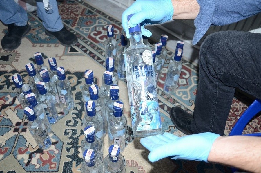 Değirmendere’de kaçak alkol yakalandı