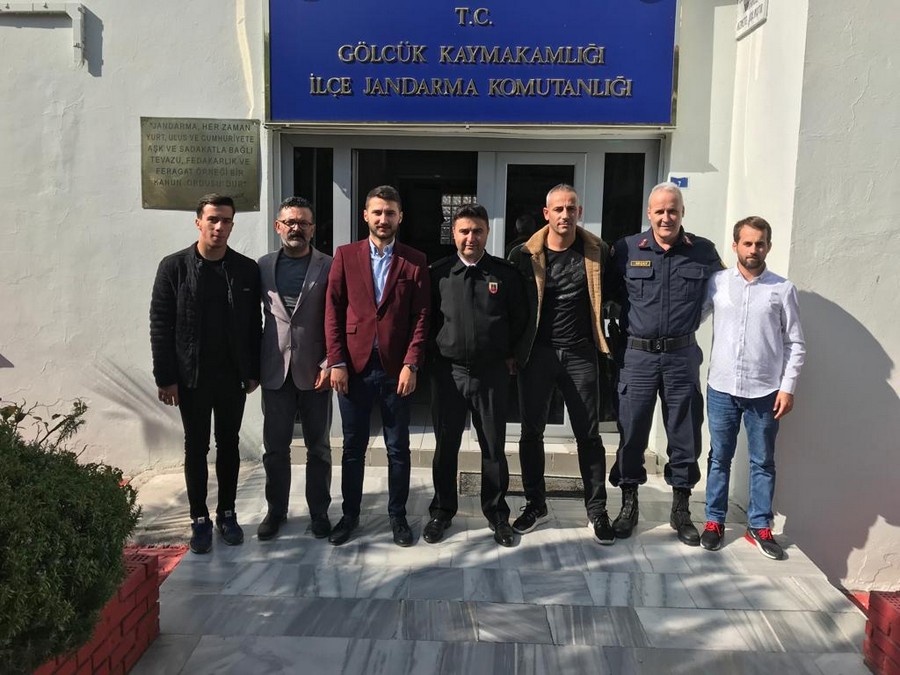 Gölcük Ülkü Ocakları’ndan İlçe Jandarma Komutanı’na Ziyaret