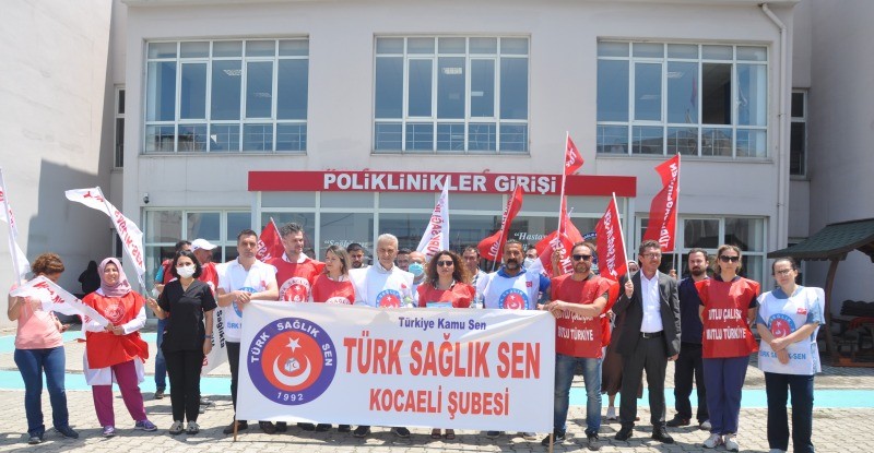 Türk Sağlık Sen Kocaeli Şube Başkanı Ömer Çeker, ‘KAMU İŞVERENİNDEN HASSASİYET BEKLİYORUZ’
