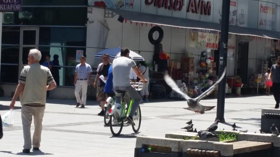 Gölcüklü gençlerden KOBİS bisikletlerine yoğun ilgi