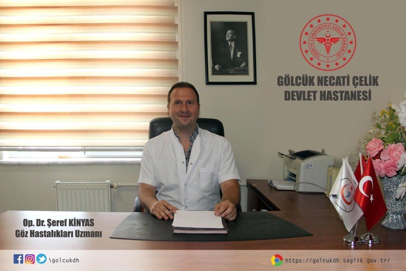 Gölcük Necati Çelik Devlet Hastanesi Kadrosunu Güçlendiriyor OP. DR. ŞEREF KİNYAS HASTA KABULÜNE BAŞLADI