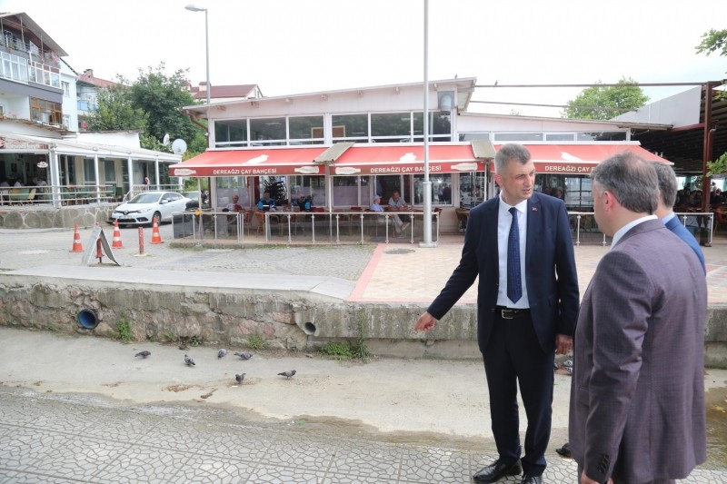 BAŞKAN TALİMATI VERDİ TEHLİKE GİDERİLDİ