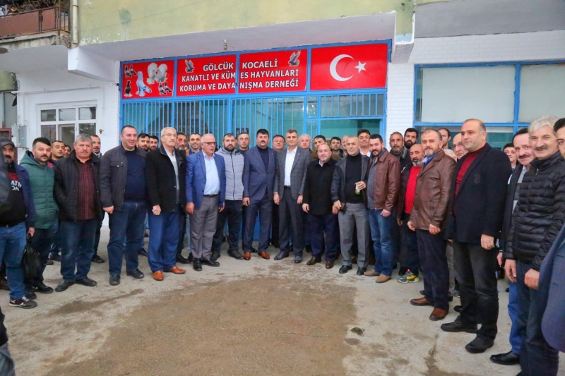 Gölcük Kanatlı ve Kümes Hayvanları Koruma ve Dayanışma Derneği açıldı