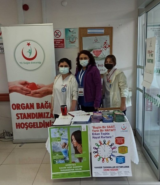 1-31 Ocak Rahim Ağzı (SERVİKS) Kanseri Farkındalık Ayında Hastanede STAND AÇILDI