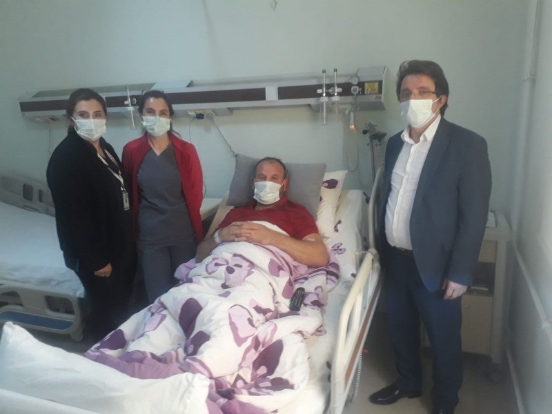 Gölcük Belediyesi Personeli Şenol Şimşek ameliyat oldu