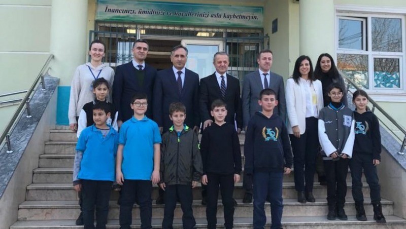Daire Başkanı Ahmet Berber’den Kocatepe Ortaokulu’na ziyaret