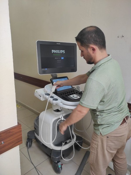 Necati Çelik’e son teknoloji Renkli Doppler Ultrasonografi cihazları alındı