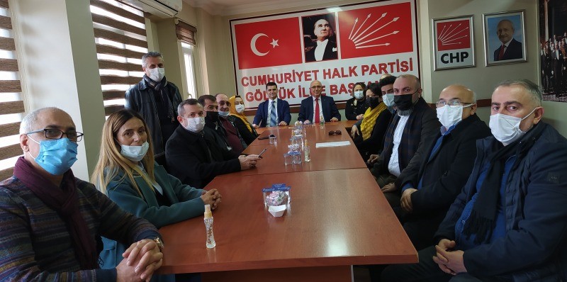 DEVA Partisi Gölcük İlçe Teşkilatından  CHP İLÇE ÖRGÜTÜNE ZİYARET