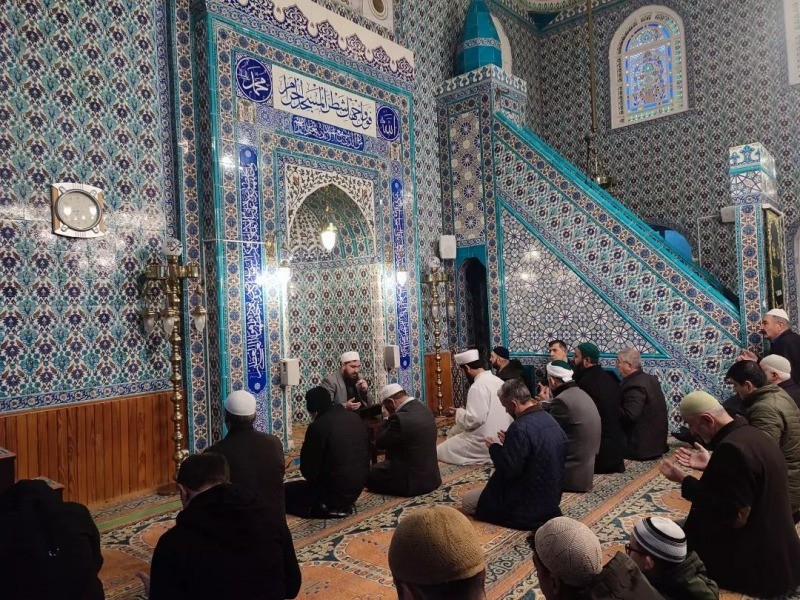 Hisareyn Merkez Camii’nde Sabah Namazı programı yapıldı