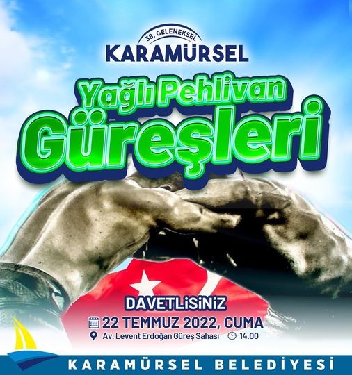 38. Geleneksel Karamürsel Yağlı Pehlivan Güreşleri 22 Temmuz’da ÜNLÜ GÜREŞÇİLER GELİYOR