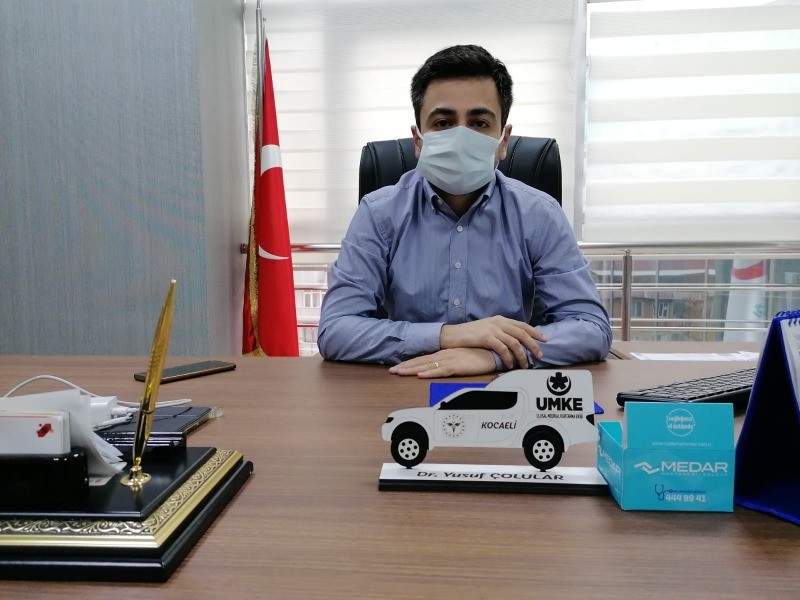 İlçe Sağlık Müdürü Dr. Yusuf Çolular “YOĞUN BAKIMLARIMIZDAKİ HASTA SAYIMIZ FAZLA”
