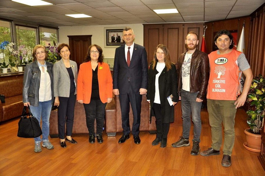 TEMA Vakfı Başkan Sezer’i ziyaret etti  ÇOCUKLARIMIZIN GELECEĞİ İÇİN BİR OLALIM