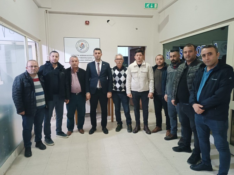 Yeniden Refah Partisi Gölcük Belediye Başkan Adayı Ahmet Eren, KIRIKKALELİLER DERNEĞİ’Nİ ZİYARET ETTİ