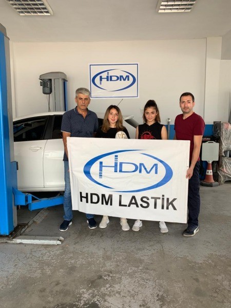 Başarılı Sporcularımızdan HDM Lastik’e ziyaret SPORCULARIMIZA ÖNEMLİ DESTEK