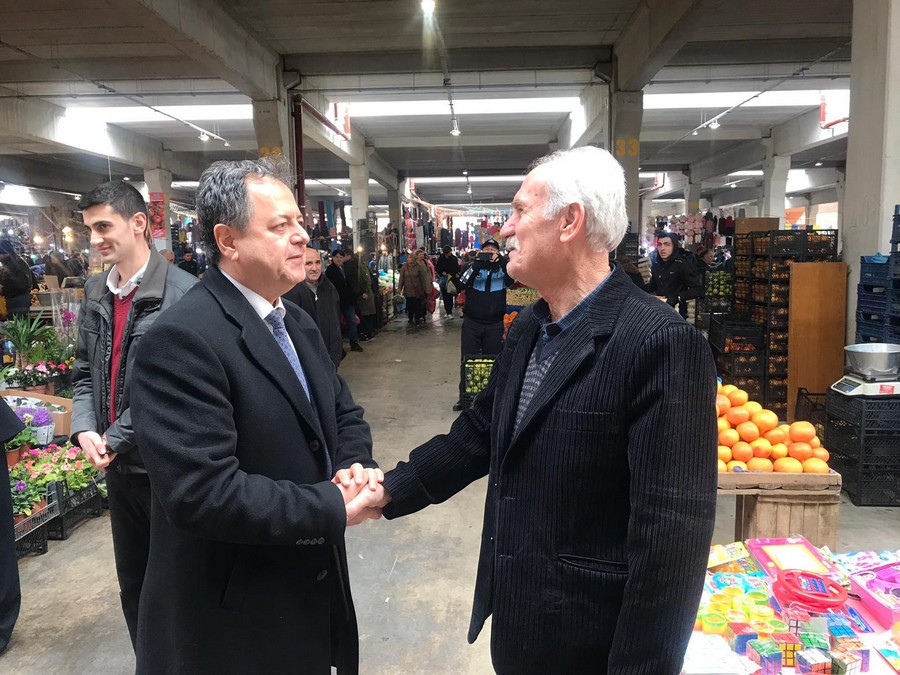 Kaman’dan Pazarcı esnaflarına ziyaret