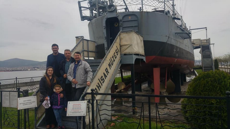Yarhisar Müze Gemisi önemli konuklarını ağırladı