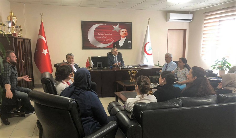 BAŞHEKİM PEHLEVAN YENİDOĞAN EKİBİYLE TOPLANTI YAPTI