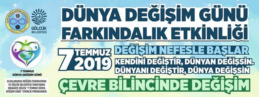 Pazar günü Dünya Değişim Günü Farkındalık Etkinliğine davetlisiniz
