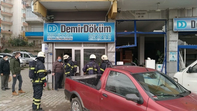 Gölcük’te meydana gelen patlama paniğe neden oldu