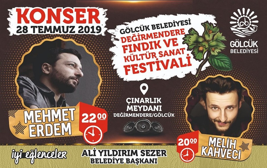 Değirmendere Fındık ve Kültür Sanat Festivali geri döndü FESTİVALDE ÜNLÜ SANATÇILAR SAHNE ALACAK