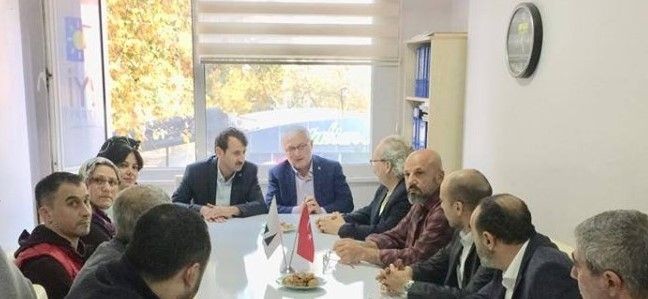 Nihat Abiş İYİ Parti’yi ziyaret etti SORUNLARI BİRLİKTE ÇÖZELİM