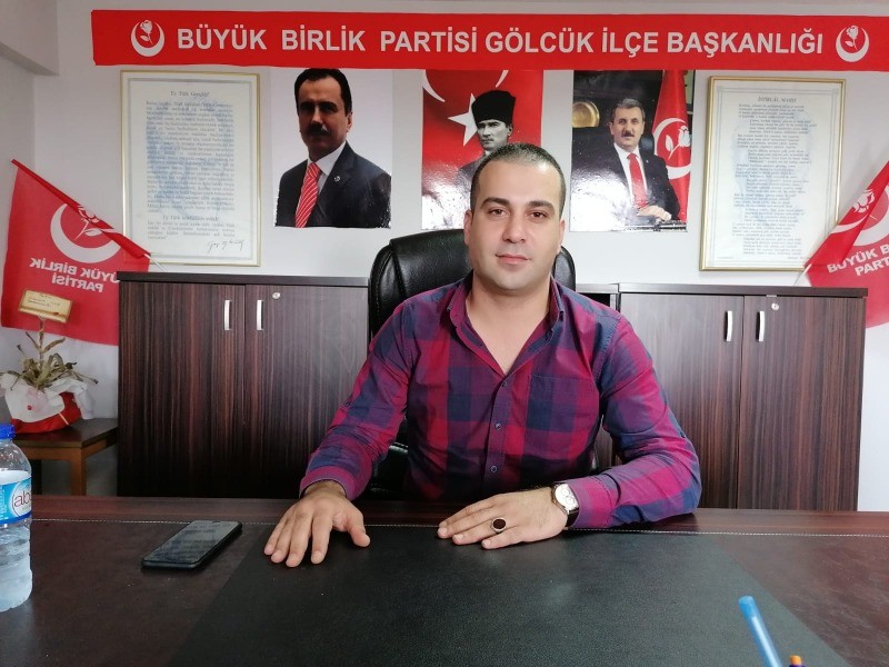 BBP Gölcük İlçe Başkanı Şahin Akpınar “GÖLCÜK’Ü AYAĞA KALDIRACAK PROJELER BEKLİYORUZ”