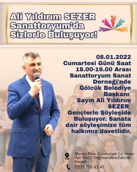 Sanattoryum Sanat Derneği Başkanı Murat Kaya “SÖYLEŞİMİZE TÜM SANATSEVERLERİ BEKLİYORUZ”