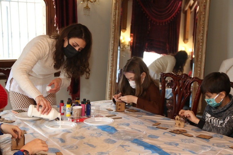 Ara tatil keyfi, sanat ve eğlence atölyelerinde başladı