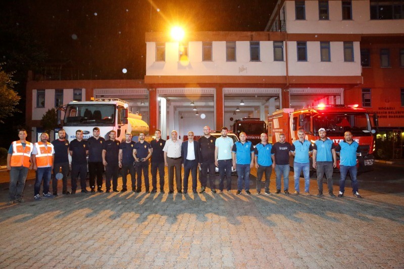 Kocaeli’den Marmaris’teki yangın söndürme çalışmalarına destek