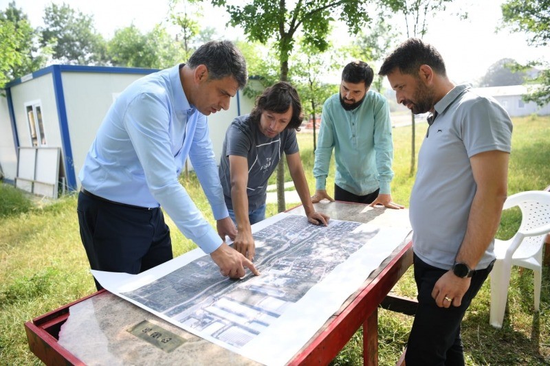 BAŞKAN KOCAMAN KOCAELİ STADYUMU BAĞLANTI YOLUNU İNCELEDİ